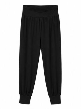 SHEIN Maternity Black Elastic Waist Jogger Pants